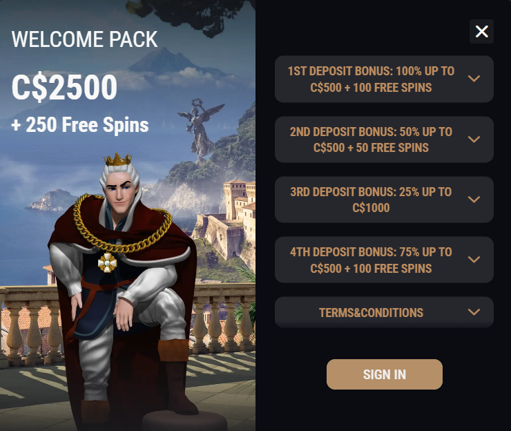 king billy welcome pack